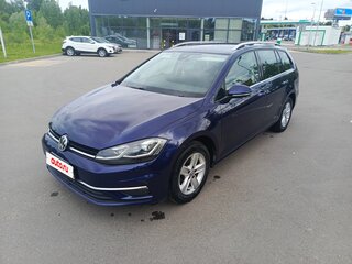 2018 Volkswagen Golf VII Рестайлинг, синий, 1540000 рублей, вид 1