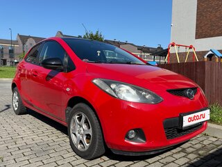 2009 Mazda 2 II (DE), красный, 560000 рублей, вид 3