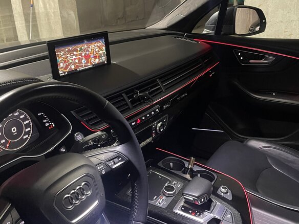 2019 Audi Q7 II (4M), чёрный, 5500000 рублей - вид 5