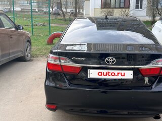 2017 Toyota Camry VII (XV50) Рестайлинг, чёрный, 2200000 рублей, вид 2