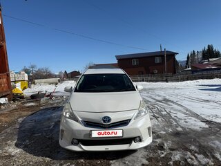 2011 Toyota Prius Alpha I (ZVW40/41), белый, 1300000 рублей, вид 3