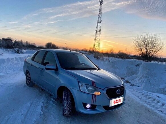 2014 Datsun on-DO I, голубой, 340000 рублей