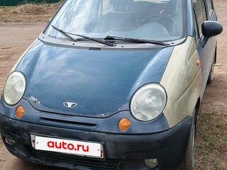 2004 Daewoo Matiz I Рестайлинг, синий, 95000 рублей, вид 1