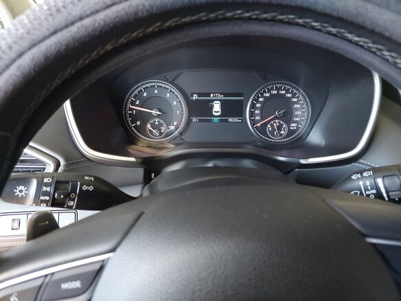 2021 Hyundai Santa Fe IV Рестайлинг, белый, 3400000 рублей - вид 7