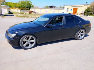 2005 BMW 7 серии 730d IV (E65/E66) Рестайлинг, чёрный, 900000 рублей, вид 2