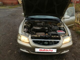2001 Hyundai Accent II, золотистый, 170000 рублей, вид 3