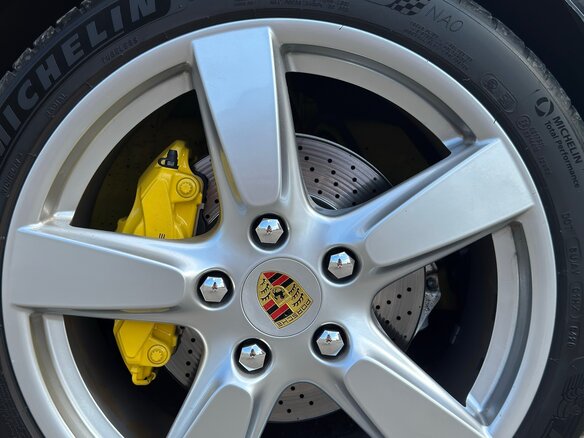 2014 Porsche Cayman II (981), жёлтый, 4900000 рублей - вид 18