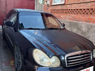 2002 Hyundai Sonata IV (EF) Рестайлинг, чёрный, 250000 рублей, вид 1