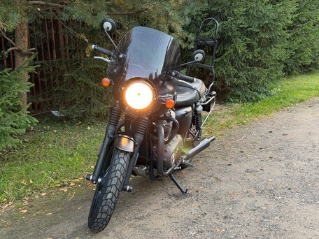2019 Triumph Bonneville T100, чёрный, 650000 рублей, вид 2