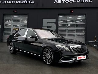 2013 Mercedes-Benz S-Класс 400 Long VI (W222, C217), чёрный, 2700000 рублей, вид 3