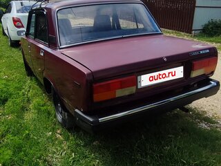 2003 Lada (ВАЗ) 2107, пурпурный, 150000 рублей, вид 5