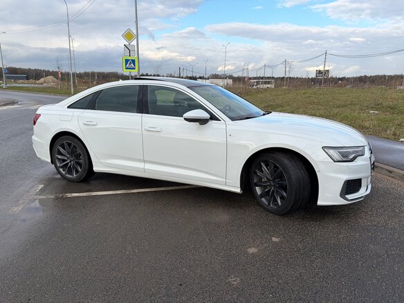 2020 Audi A6 45 TFSI V (C8), белый, 5000000 рублей - вид 3
