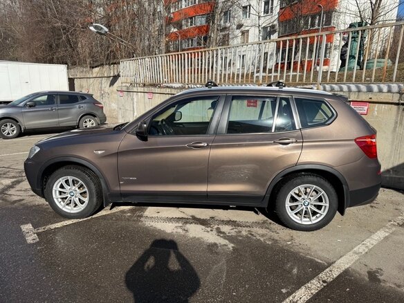 2013 BMW X3 20i xDrive II (F25), коричневый, 1245000 рублей - вид 7