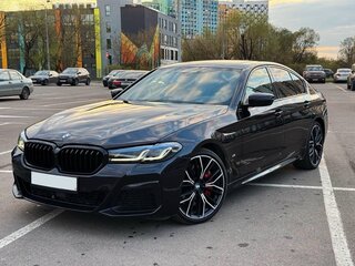 2021 BMW 5 серии 540i xDrive VII (G30/G31/G38) Рестайлинг, чёрный, 5999000 рублей, вид 1