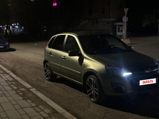 2013 Lada (ВАЗ) Kalina II, зелёный, 270000 рублей, вид 2