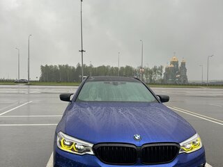 2019 BMW 5 серии 530d xDrive VII (G30/G31/G38), синий, 3750000 рублей, вид 3