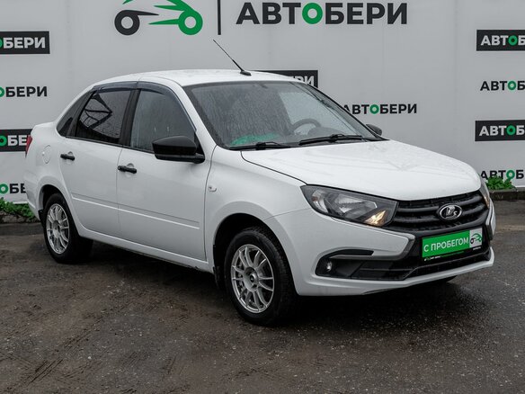 2019 Lada (ВАЗ) Granta I Рестайлинг, белый - вид 3
