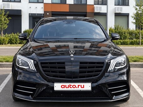 2019 Mercedes-Benz S-Класс 350 d Long VI (W222, C217) Рестайлинг, чёрный, 3500000 рублей, вид 1