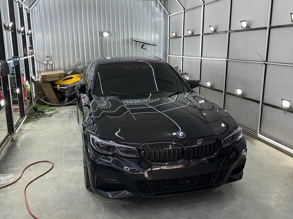 2020 BMW 3 серии 320d VII (G2x), чёрный, 3700000 рублей - вид 6