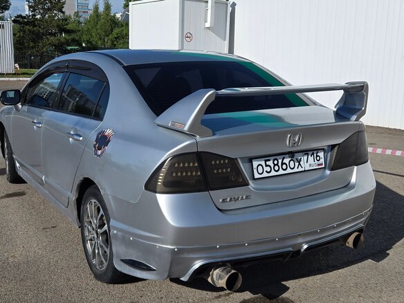 2007 Honda Civic VIII, серебристый, 550000 рублей - вид 12