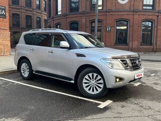 2014 Nissan Patrol VI (Y62) Рестайлинг, серебристый, 2750000 рублей, вид 2