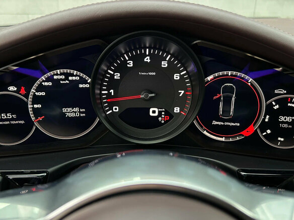 2018 Porsche Panamera 4 II, синий, 5980000 рублей - вид 16