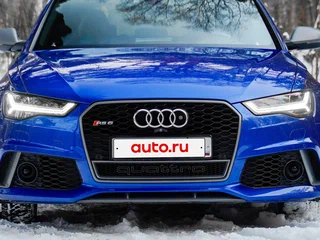 2016 Audi RS 6 performance III (C7) Рестайлинг, синий, 6300000 рублей, вид 3