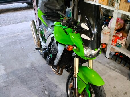 2002 Kawasaki Z 1000, зелёный, 490000 рублей, вид 3