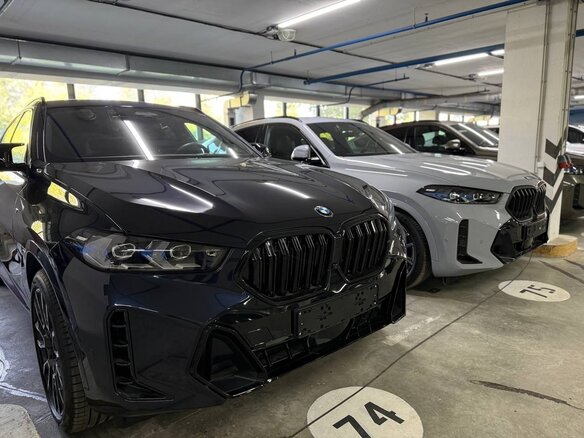 2023 BMW X6 40i III (G06) Рестайлинг, синий, 11700000 рублей - вид 8