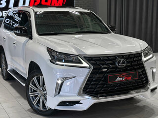 2016 Lexus LX 570 III Рестайлинг 2, белый, 7680000 рублей, вид 5