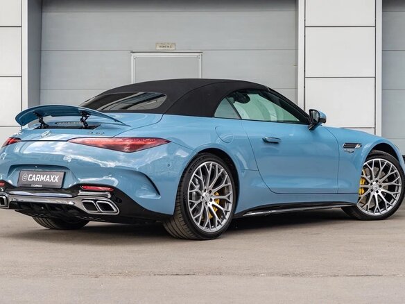 2024 Mercedes-Benz SL-Класс AMG 63 AMG IV (R232), голубой - вид 2