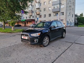 2012 Mitsubishi ASX I, чёрный, 730000 рублей, вид 1