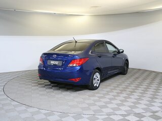 2016 Hyundai Solaris I Рестайлинг, синий, 945000 рублей, вид 5