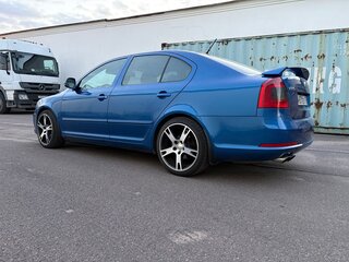 2012 Skoda Octavia RS II Рестайлинг, синий, 1300000 рублей, вид 4