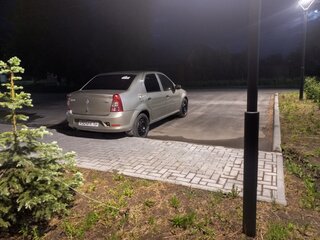 2010 Renault Logan I Рестайлинг, бежевый, 190000 рублей, вид 4