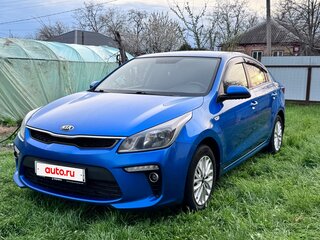 2019 Kia Rio IV, синий, 1280000 рублей, вид 1
