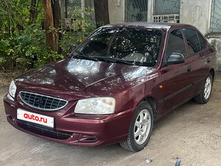 2008 Hyundai Accent ТагАЗ II, красный, 399969 рублей, вид 1