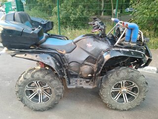 2008 Yamaha Grizzly 700, чёрный, 600000 рублей, вид 3
