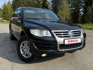 2008 Volkswagen Touareg I Рестайлинг, чёрный, 950000 рублей, вид 3