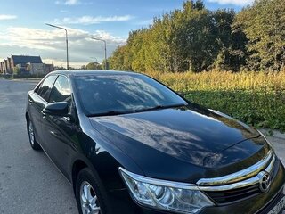 2015 Toyota Camry VII (XV50) Рестайлинг, серый, 1830000 рублей, вид 2