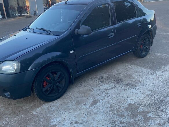 2008 Renault Logan I, серый, 360000 рублей - вид 4