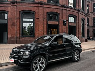 2004 BMW X5 3.0d I (E53) Рестайлинг, чёрный, 1400000 рублей, вид 1