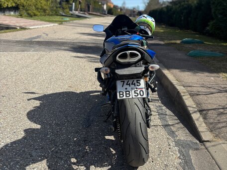 2008 Kawasaki ZX-6R Ninja, синий, 450000 рублей, вид 4