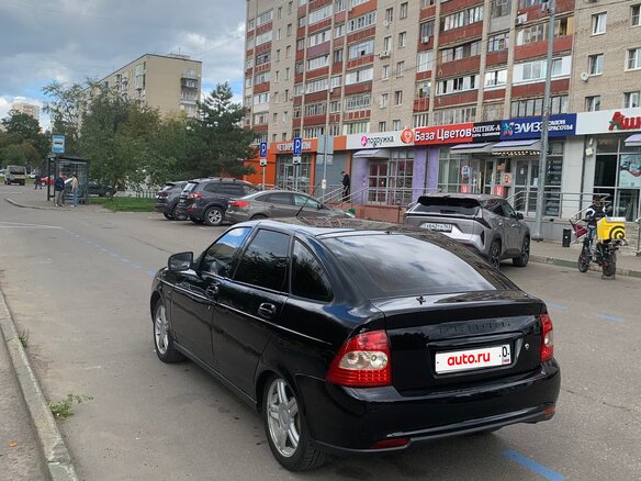 2011 Lada (ВАЗ) Priora I, чёрный, 417000 рублей - вид 7