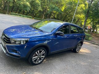 2021 Lada (ВАЗ) Vesta SW I, синий, 1490000 рублей, вид 1
