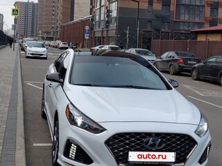 2018 Hyundai Sonata VII (LF) Рестайлинг, белый, 1790000 рублей, вид 1
