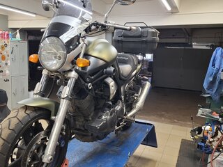 2005 Yamaha BT1100 Bulldog, зелёный, 450000 рублей, вид 5