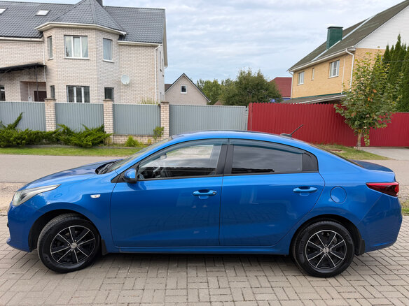2017 Kia Rio IV, синий, 1050000 рублей - вид 7