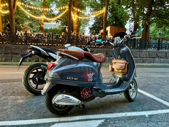 2002 Vespa LXV 125, фиолетовый, 264000 рублей - вид 2