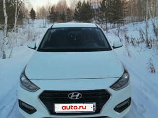 2019 Hyundai Solaris II, белый, 950000 рублей, вид 2